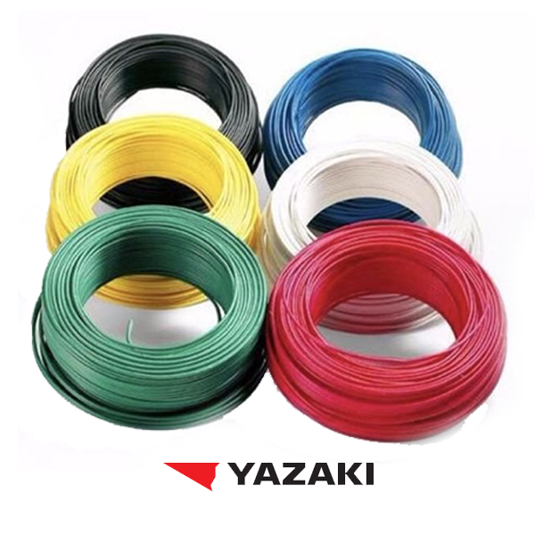 สายไฟ Yazaki 115 kV 90°C CROSS-LINKED POLYETHYLENE INSULATED WITH COPPER WIRE SCREEN AND POLYETHYLENE JACKETED POWER CABLE