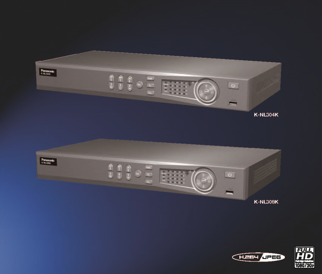 Network Disk Recorder K-NL304K , K-NL308K